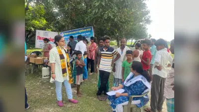 किसान संवाद व पशु चिकित्सा शिविर का हुआ आयोजन