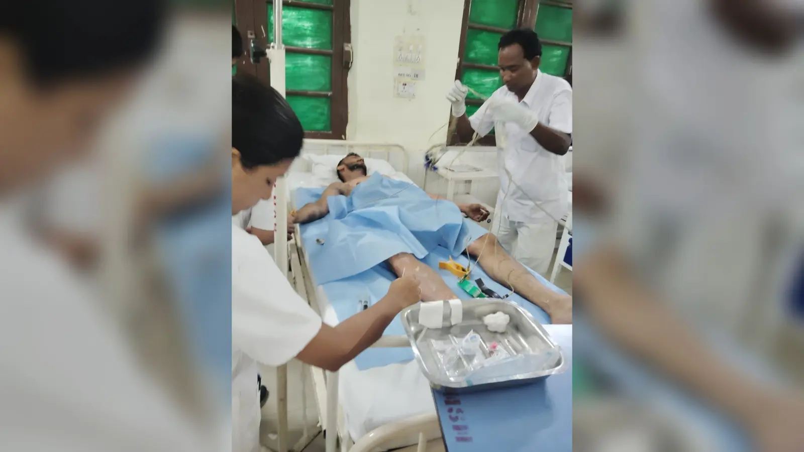हाइ वोल्टेज तार के संपर्क में आने से झुलसा ठेकाकर्मी, दुर्गापुर रेफर