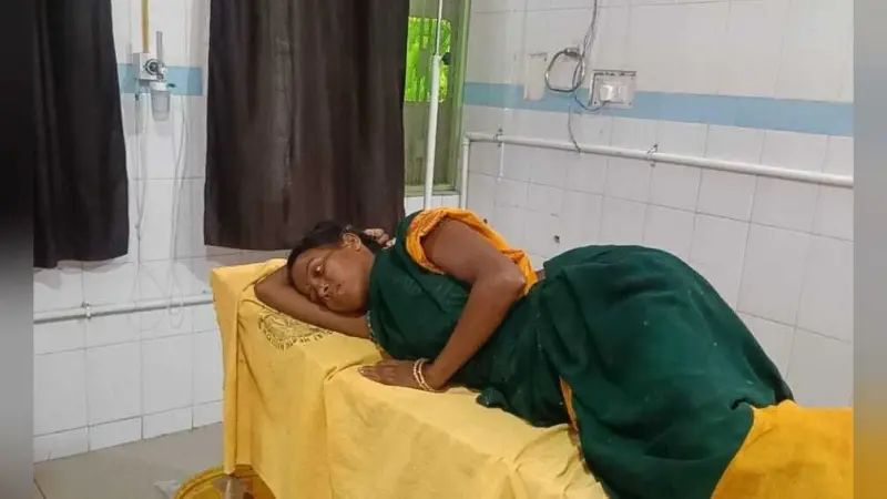 पति से विवाद होने पर महिला ने दो मासूमों के साथ खाया यूरिया