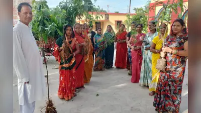 शिवशिष्यों ने लगाये पौधे