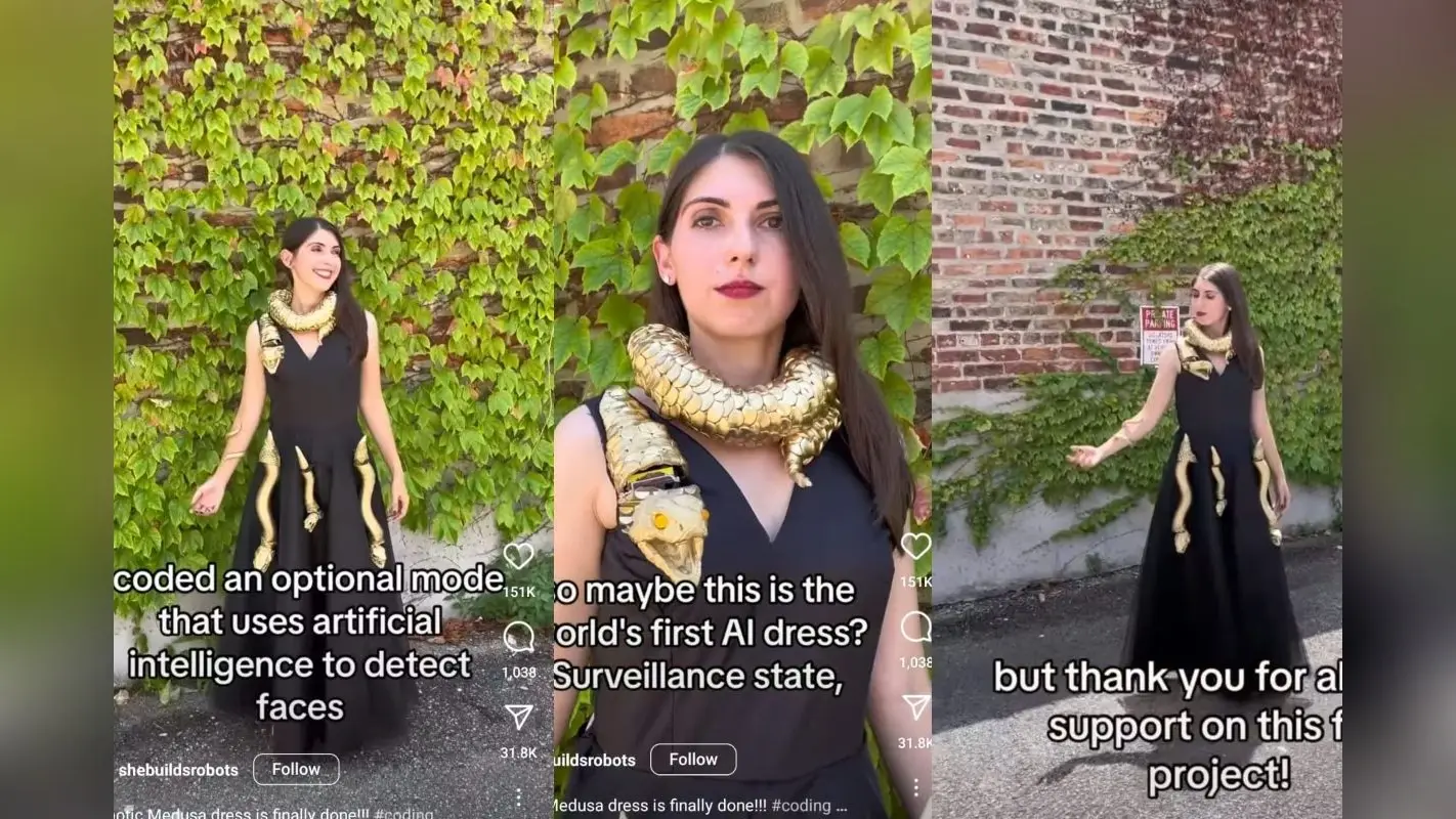 Google first AI Dress: दुनिया का पहला AI ड्रेस देखा क्या? सामने से गुजरने वालों के फेस ऐसे होता डिटेक्ट