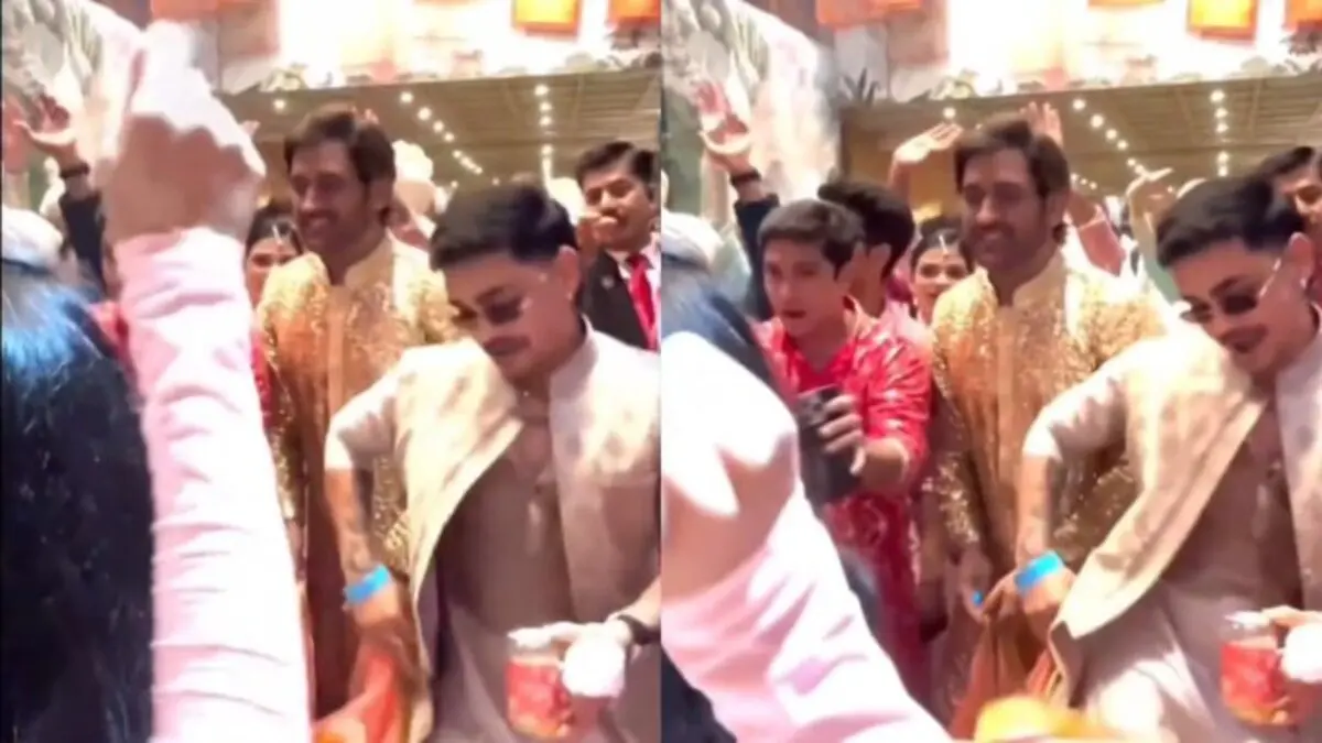 Anant and Radhika wedding: एमएस धोनी से लेकर सचिन तेंदुलकर सब ने बिखेरा जलवा, डांस वीडियो हुआ वायरल