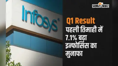 Infosys Q1 Result: पहली तिमाही में 7.1% बढ़ा इन्फोसिस का मुनाफा, कंपनी ने वृद्धि अनुमान को बढ़ाया