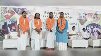 इपिल सामद बने आदिवासी हो समाज युवा महासभा के राष्ट्रीय अध्यक्ष व महासचिव गब्बरसिंह हेंब्रम