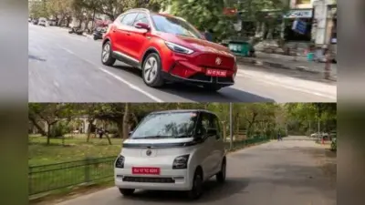 MG Motor की इलेक्ट्रिक कारों की बिक्री रिकॉर्ड स्तर पर, खूब बिकी Comet और ZS EV