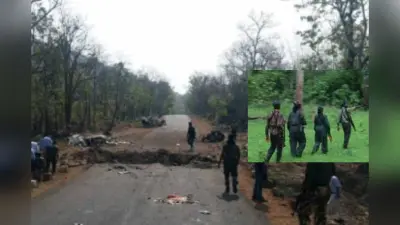 Naxal Attack : छत्तीसगढ़ में नक्सलियों ने बारूदी सुरंग में किया विस्फोट, दो जवान शहीद