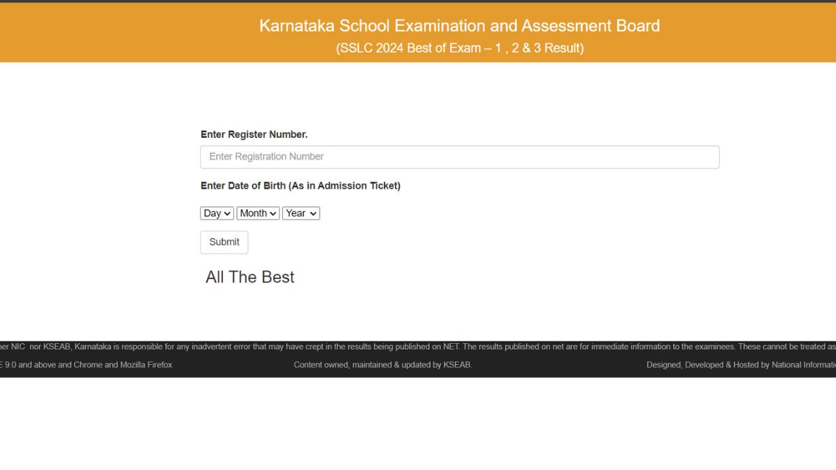 Karnataka SSLC exam 3 Results 2024: कर्नाटक एसएसएलसी परीक्षा 3 परिणाम जारी, उम्मीदवार डाउनलोड करने के लिए स्टेप्स देखें