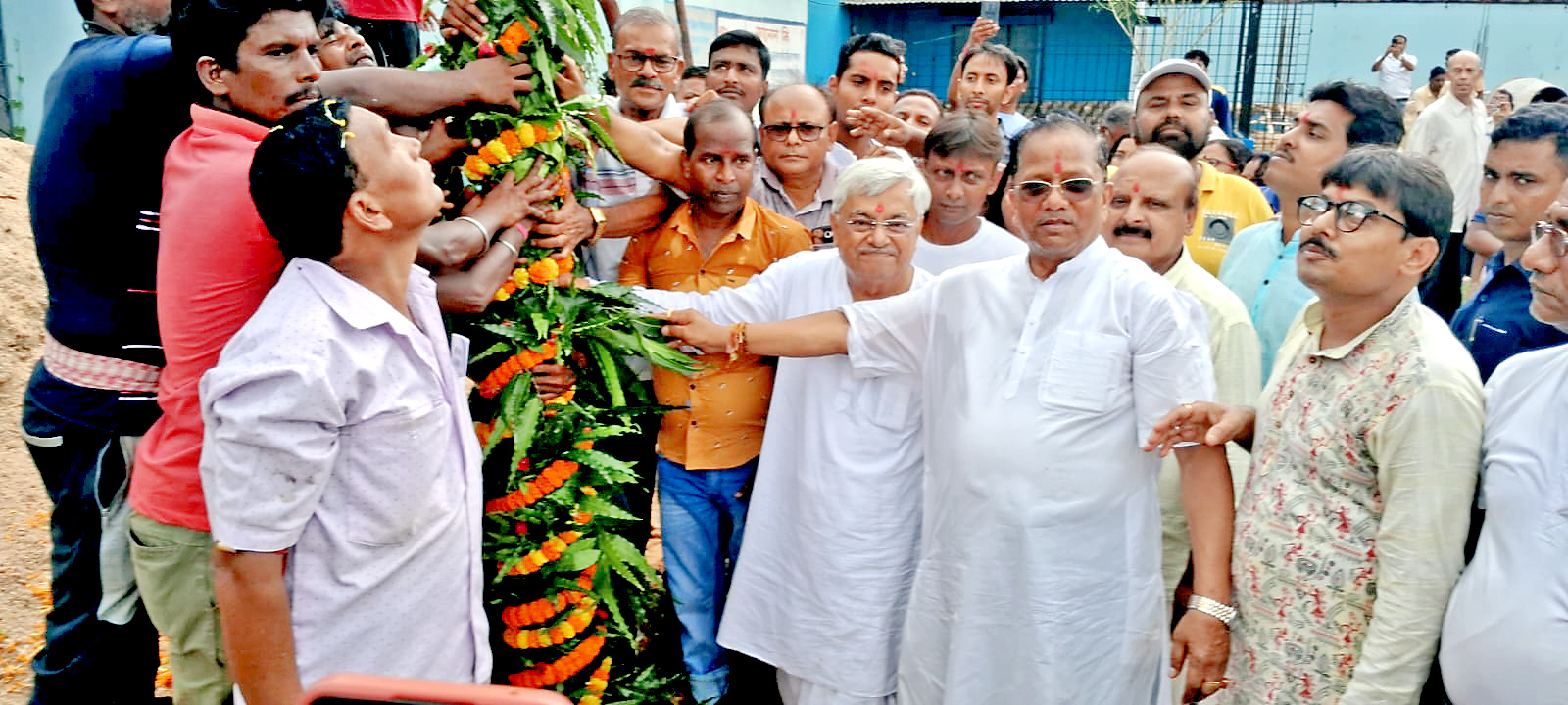 महाराष्ट्र के धम्मगिरि मंदिर की तर्ज पर बनेगा पंडाल