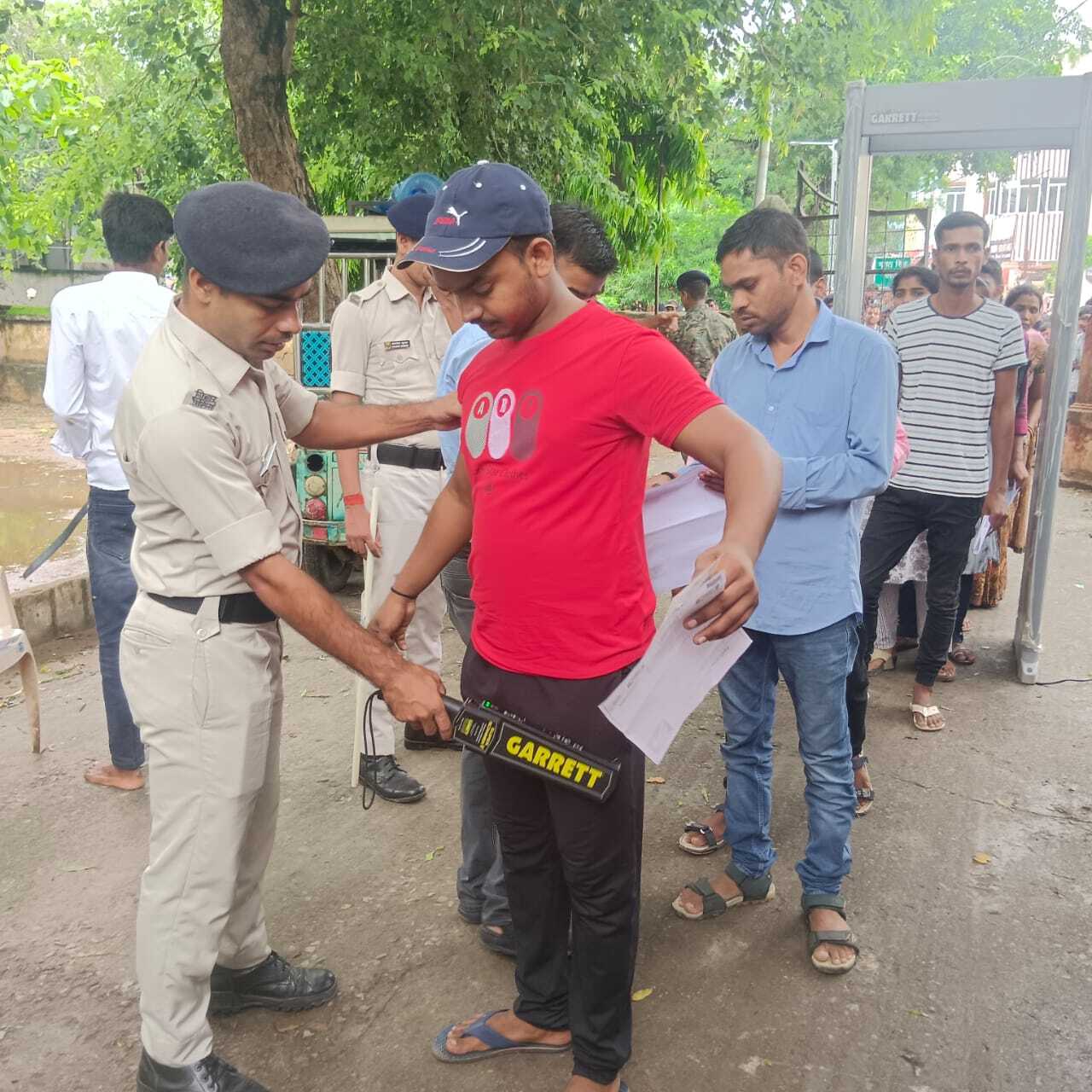 सिपाही भर्ती परीक्षा में कुल 1,091 परीक्षार्थी रहे अनुपस्थित, सुरक्षा के थे कड़े प्रबंध