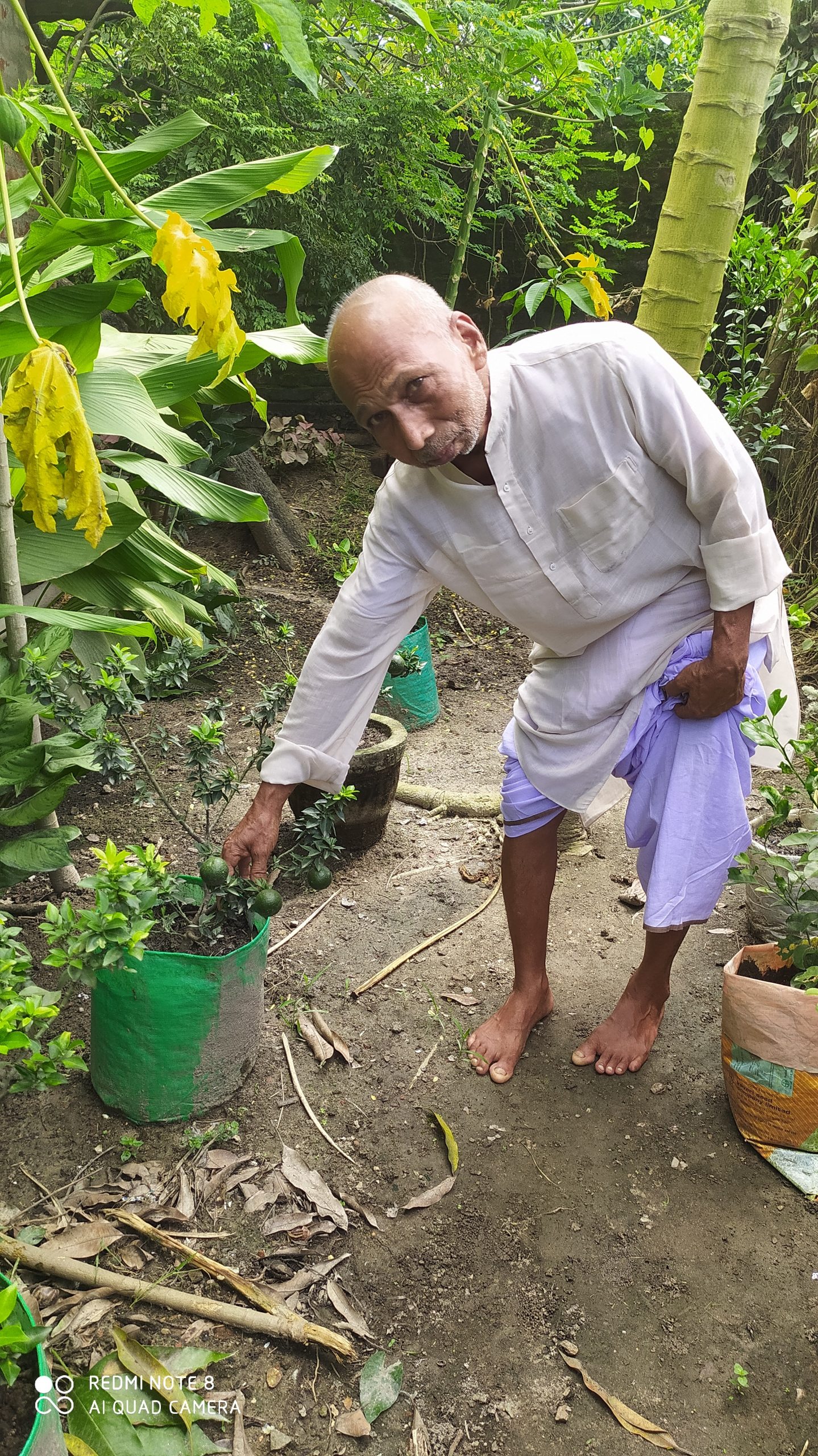 छत पर सेब-संतरा उगाकर भुवनेश्वर मंडल ने रचा इतिहास, जैविक खेती से सबको चौंकाया!