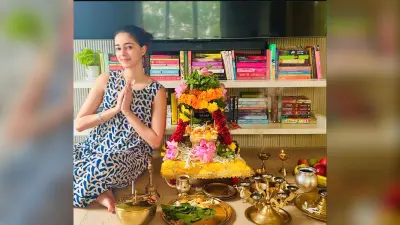 Ananya pandey : अपने नए घर में अनन्या ने की श्रावण सोमवार की पूजा