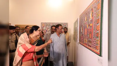 Bihar Museum: बिहार संग्रहालय के 7वें स्थापना दिवस पर पेंटिंग्स में जीवंत हुई वैदेही सीता..