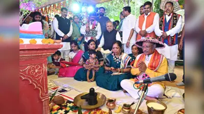 Chhattisgarh News: सीएम विष्णुदेव साय ने मनाया हरेली तिहार, कहा- किसानों की खुशहाली और समृद्धि लाना सरकार की सर्वोच्च प्राथमिकता