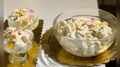 Raksha Bandhan Recipe : बिना गैस इस्तेमाल करें झट-पट बना लें ये हेल्थि फ्रूट क्रीम चाट, आप भी करें ट्राई
