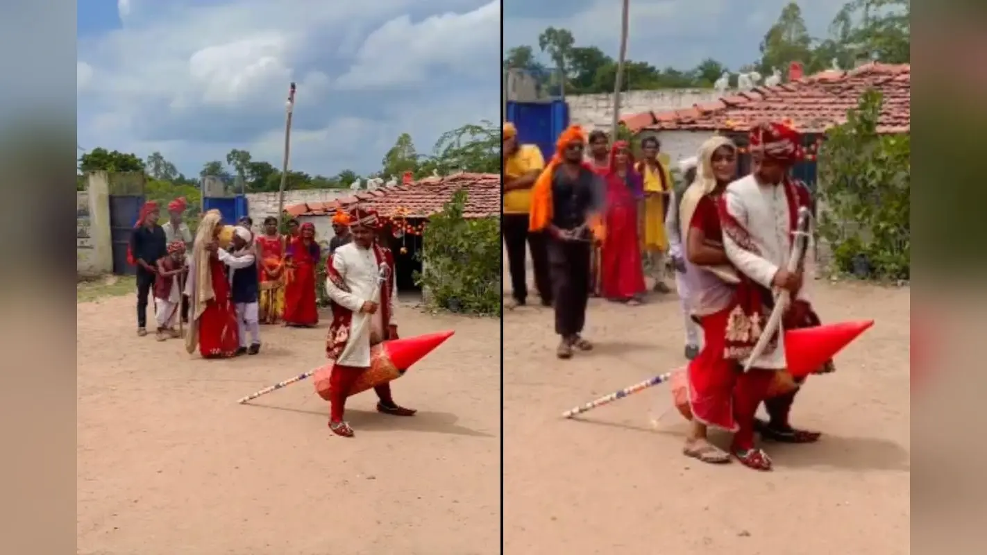Dulha Dulhan Ka Viral Video: रॉकेट में दुल्हन की विदाई का वीडियो खूब हो रहा वायरल