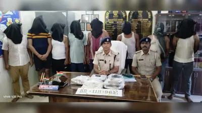 पुलिस बनकर आमलोगों से धोखाधड़ी करने वाले संगठित गिरोह का भंडाफोड़, आठ गिरफ्तार
