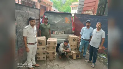 स्कॉर्पियो से 17 पेटी शराब जब्त, धंधेबाज गिरफ्तार