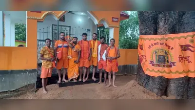नारायणपुर से दर्जनों कांवरिया सुल्तानगंज के लिए रवाना