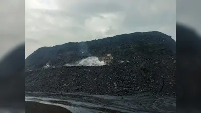 कोयला के स्टॉक में लगी लाग, करोड़ों का नुकसान