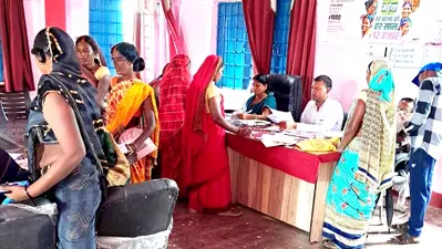 मुख्यमंत्री मंईयां सम्मान योजना को लेकर शिविर