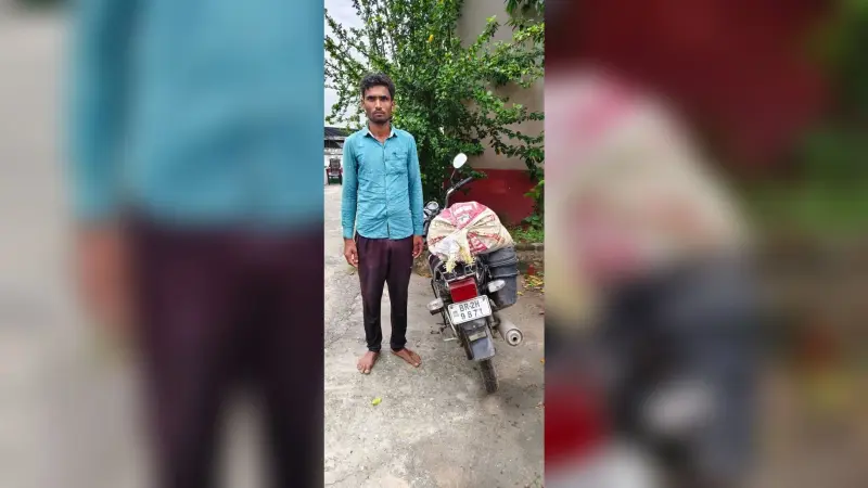 डोडा पाउडर के साथ एक तस्कर गिरफ्तार