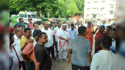 स्कॉर्पियो से कुचलकर बाइक सवार एलआइसी एजेंट की मौत