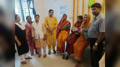 सीएचसी मोहिउद्दीननगर में ब्रेस्ट फीडिंग कॉर्नर का हुआ शुभारंभ