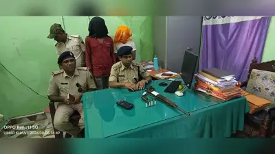 कट्टा, मास्केट, कारतूस के साथ हत्या व लूटपाट शामिल बदमाश धराया