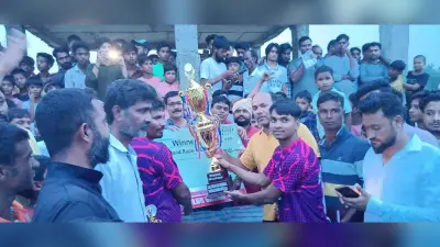 फुटबॉल टूर्नामेंट का विजेता बना लॉकडाउन फुटबॉल क्लब