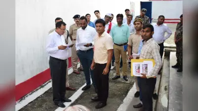 पीडीजे, डीसी व एसपी ने किया मंडल कारा का निरीक्षण