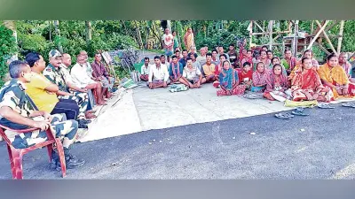 सीमा क्षेत्र में ग्रामीणों के साथ बीएसएफ ने की समन्वय बैठक