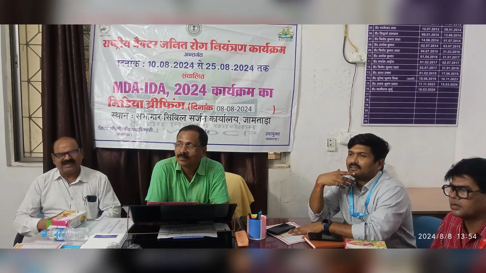 जिले में 10 अगस्त से चलेगा फाइलेरिया उन्मूलन अभियान : एसीएमओ