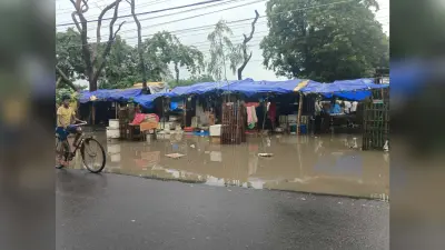 मॉनसून की बारिश नगर निगम क्षेत्र को कर रही पानी-पानी