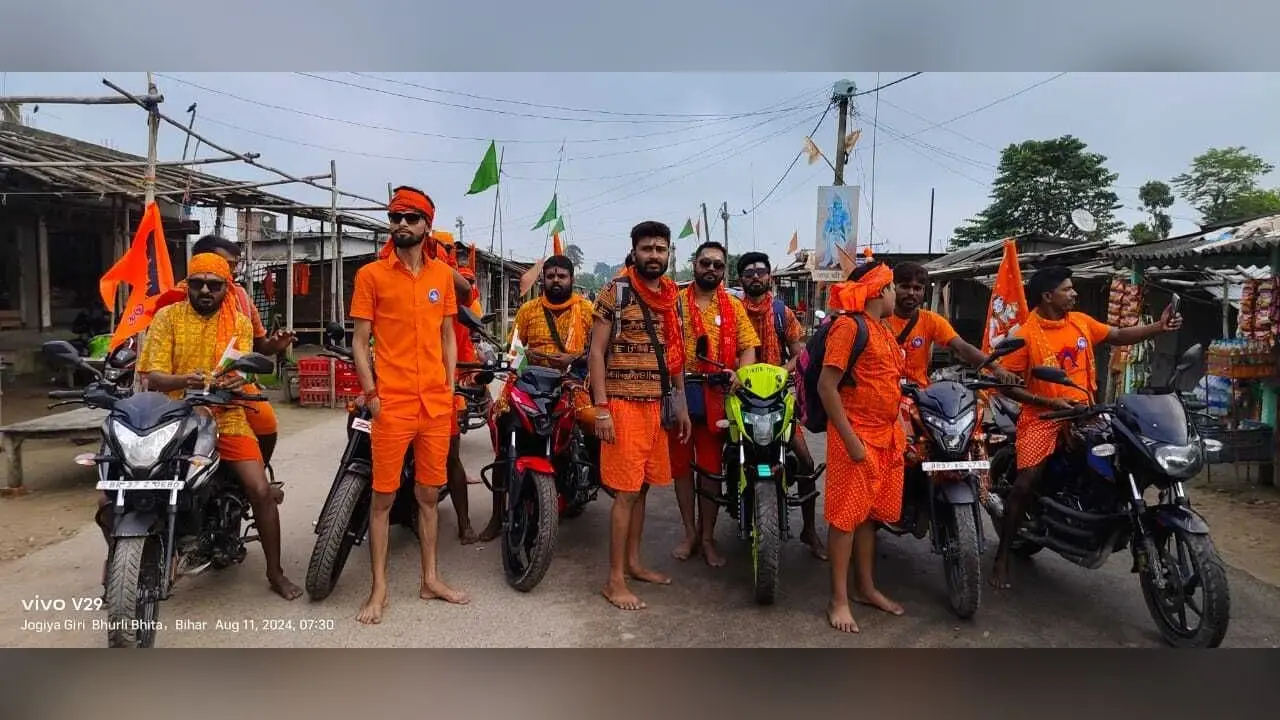 कांवरियों की सेवा करने अबरखा के लिए सेवा दल रवाना