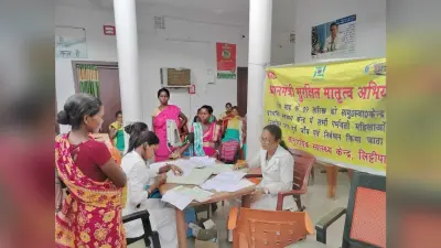 शिविर में 90 गर्भवती माताओं की हुई स्वास्थ्य जांच