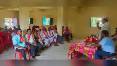 उपचुनाव को लेकर भाजपा कार्यकर्ताओं ने की बैठक