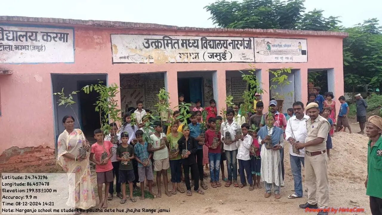 पौधरोपण कर पर्यावरण संरक्षण का दिया संदेश