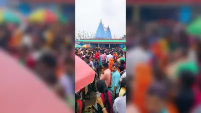 बाबा वरुणेश्वर स्थान में 80 हजार श्रद्धालुओं ने किया जलाभिषेक