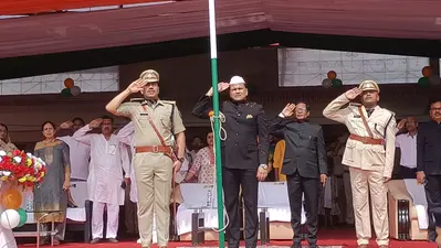 शान से अशफाक उल्ला खां स्टेडियम में लहराया तिरंगा, डीएम ने कहा जिला विकास के पथ पर अग्रसर