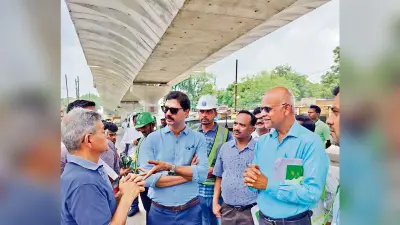 Ranchi news : कांटाटोली फ्लाइओवर का काम 15 सितंबर तक पूरा करें : सचिव