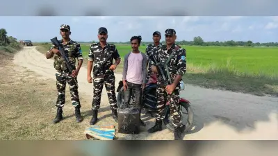 16 किलो गांजा के साथ तस्कर गिरफ्तार, बाइक जब्त