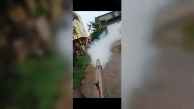 मानगो में डेंगू के रोकथाम के लिए चला फॉगिंग व दवा छिड़काव अभियान