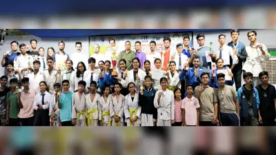 छठी बार एमजीएम स्कूल के खिलाड़ियों ने जीती ओवरऑल चैंपियन ट्रॉफी