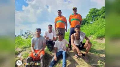 एसडीआरएफ के जवानों ने डोक नदी में डूब रहे दो युवकों की बचाई जान