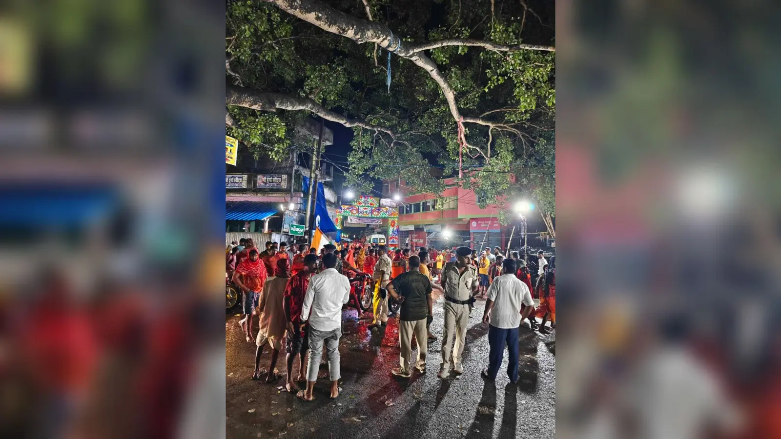 उजियारपुर में बोलबम के जयकारों से गूंजायमान रहा कांवरिया पथ