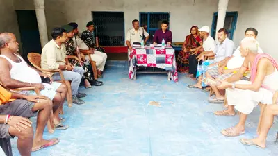 सुखसेना में श्रीकृष्ण जन्माष्टमी को ले मेला प्रांगण में शांति समिति की बैठक