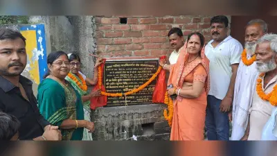 तीन पीसीसी सड़कों का मुख्य पार्षद ने किया शिलान्यास