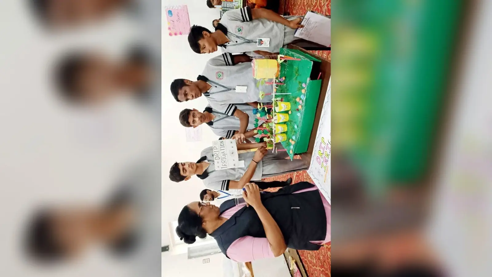 रोजबड स्कूल में विद्यार्थियों ने लगायी विज्ञान प्रदर्शनी
