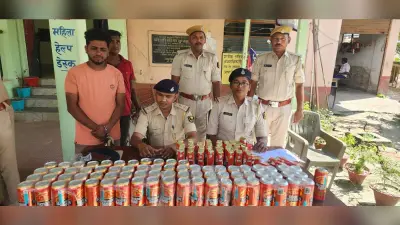 जोकीहाट में गुप्त सूचना पर 43 लीटर विदेशी शराब जब्त, तस्कर गिरफ्तार