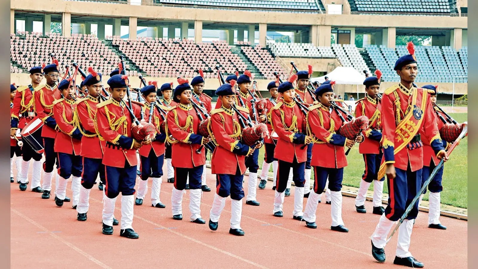 athletics meet ranchi : बैंड की धुन पर कदमताल